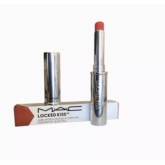 MAC LOCKED KISS 24 HR LIPSTICK -EXTRA CHILI (Full Size/NIB) Brand New - Picture 1 of 1